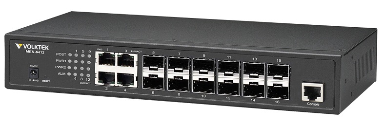 Hình của Switch 12 Port VolkTek MEN-6412