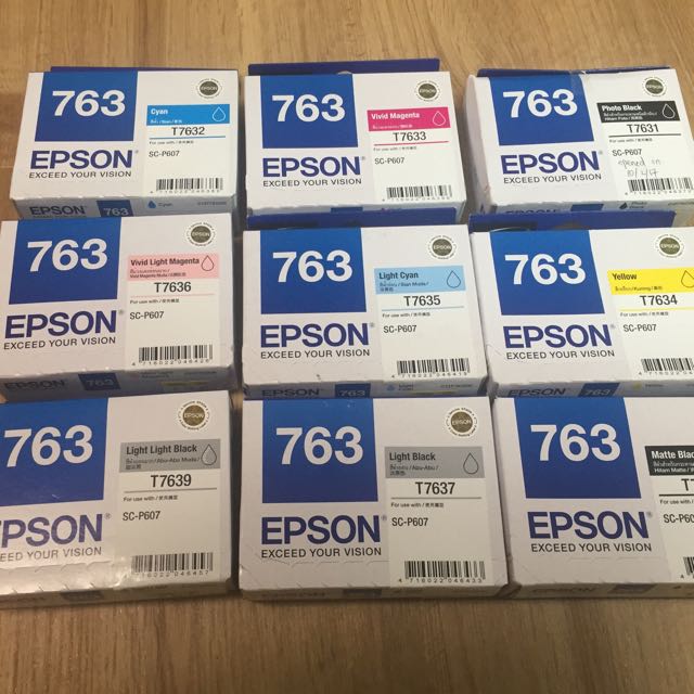 Hình của Mực in Epson T763 Light Black Ink (C13T763700)