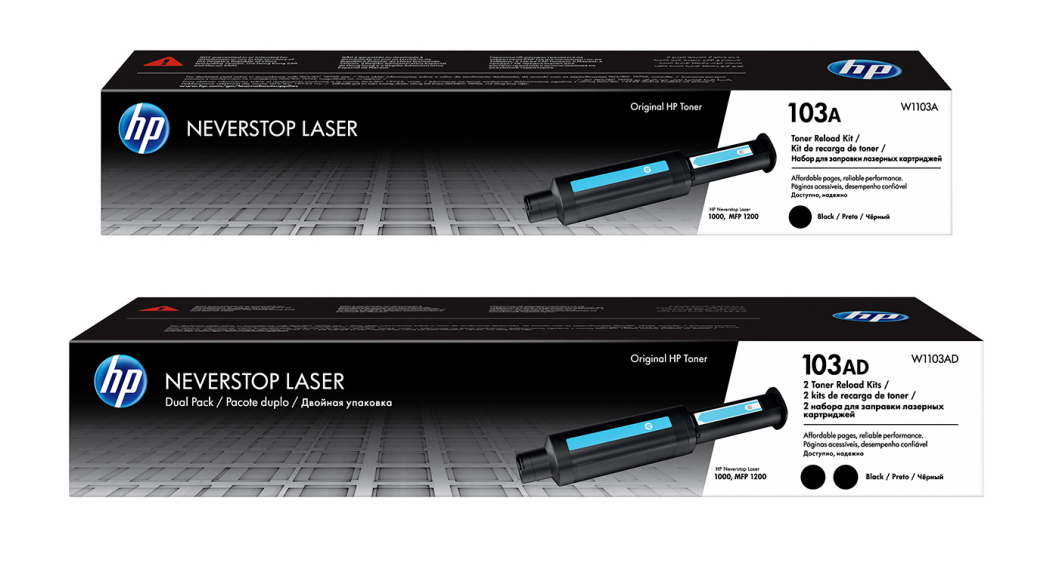 Hình của Mực in HP 103AD Dual Pack Black Original Neverstop Laser Toner Reload Kit (W1103AD)