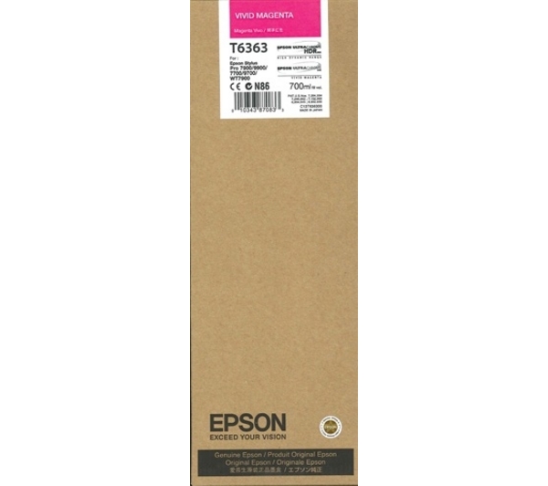 Hình của Epson T6363 Vivid Magenta Ink Cartridge (C13T636300)