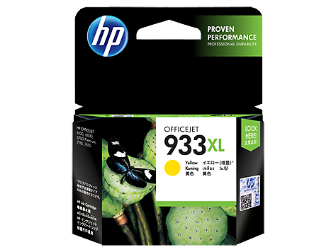 Hình của HP 933XL High Yield Yellow Original Ink Cartridge (CN056AA)