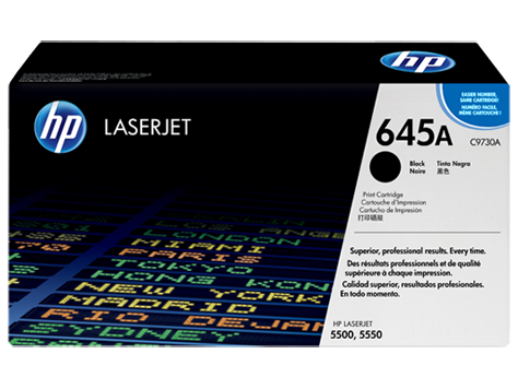 Hình của HP 645A Black Original LaserJet Toner Cartridge (C9730A)