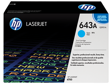 Hình của HP 643A Cyan Original LaserJet Toner Cartridge (Q5951A)