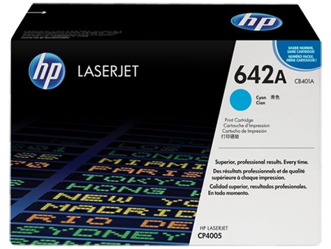 Hình của HP 642A Cyan Original LaserJet Toner Cartridge (CB401A)