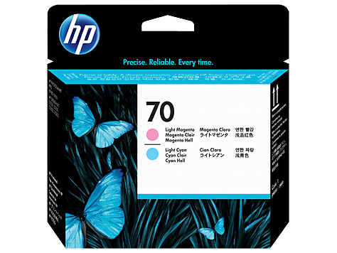 Hình của HP 70 Light Magenta and Light Cyan DesignJet Printhead (C9405A)