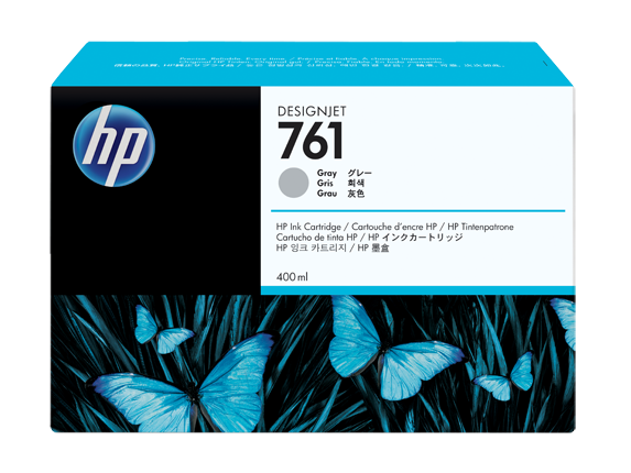 Hình của HP 761 400-ml Gray DesignJet Ink Cartridge (CM995A)