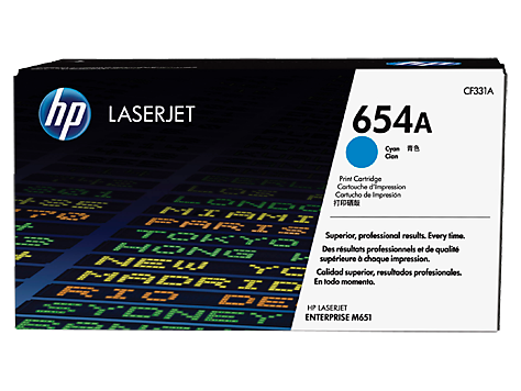 Hình của HP 654A Cyan Original LaserJet Toner Cartridge (CF331A)