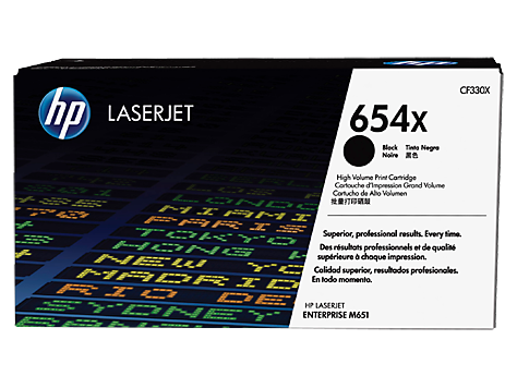 Hình của HP 654X High Yield Black Original LaserJet Toner Cartridge (CF330X)