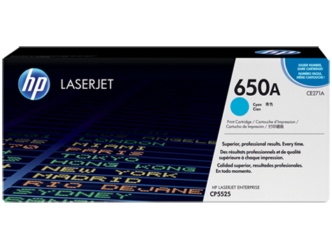 Hình của HP 650A Cyan Original LaserJet Toner Cartridge (CE271A)