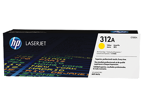 Hình của HP 312A Yellow Original LaserJet Toner Cartridge (CF382A)