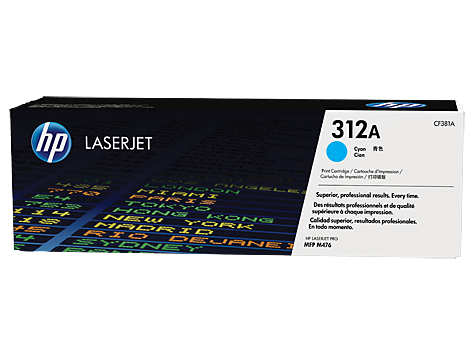 Hình của HP 312A Cyan Original LaserJet Toner Cartridge (CF381A)