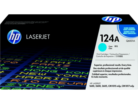 Hình của HP 124A Cyan Original LaserJet Toner Cartridge (Q6001A)