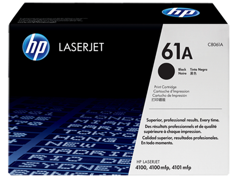 Hình của HP 61A Black Original LaserJet Toner Cartridge (C8061A)