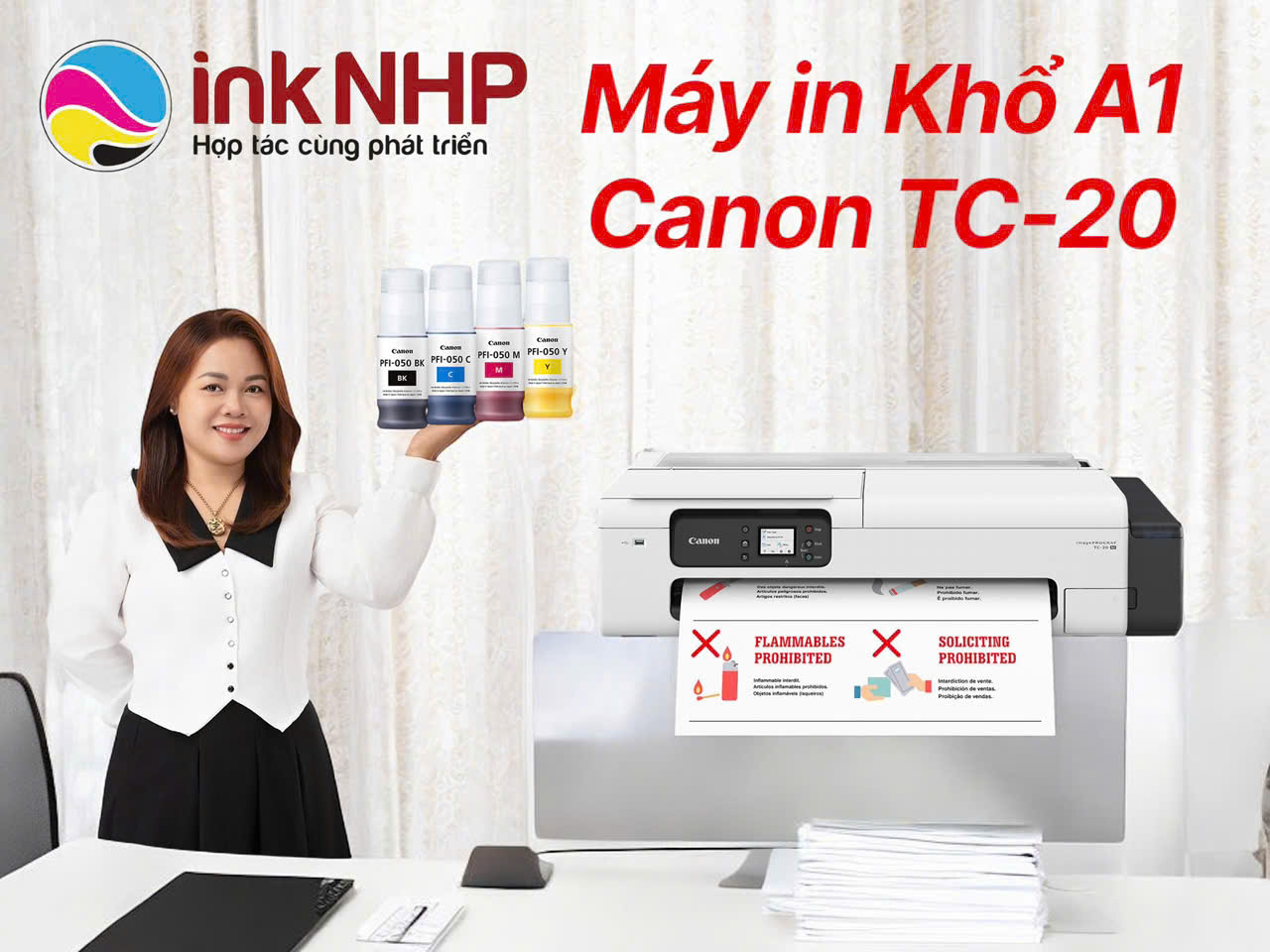 Hướng dẫn cài đặt máy in Canon imagePROGRAF TC-20