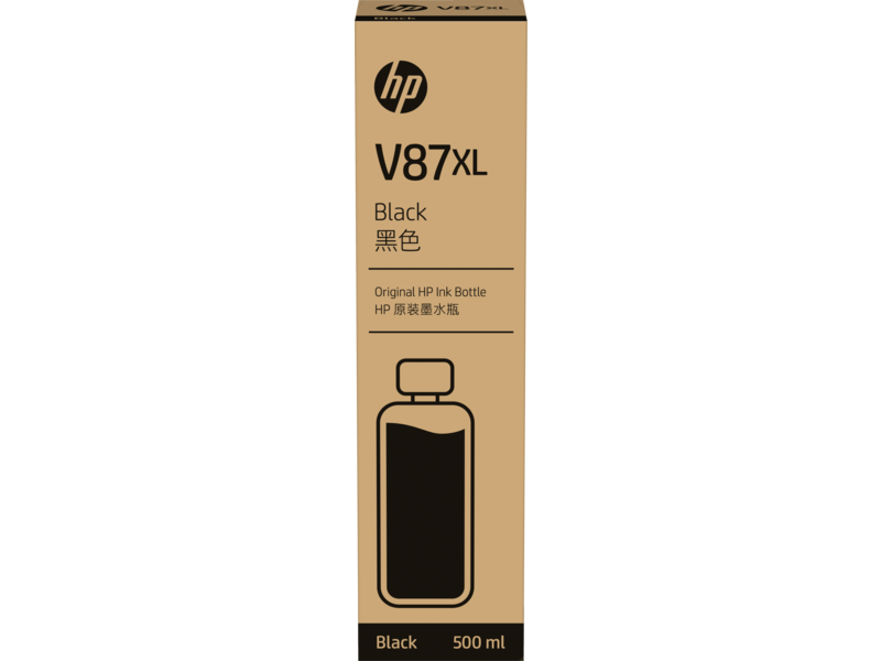 Hình của HP V87XL 500ml Black Bottled Ink Cartridge (7FN98A)