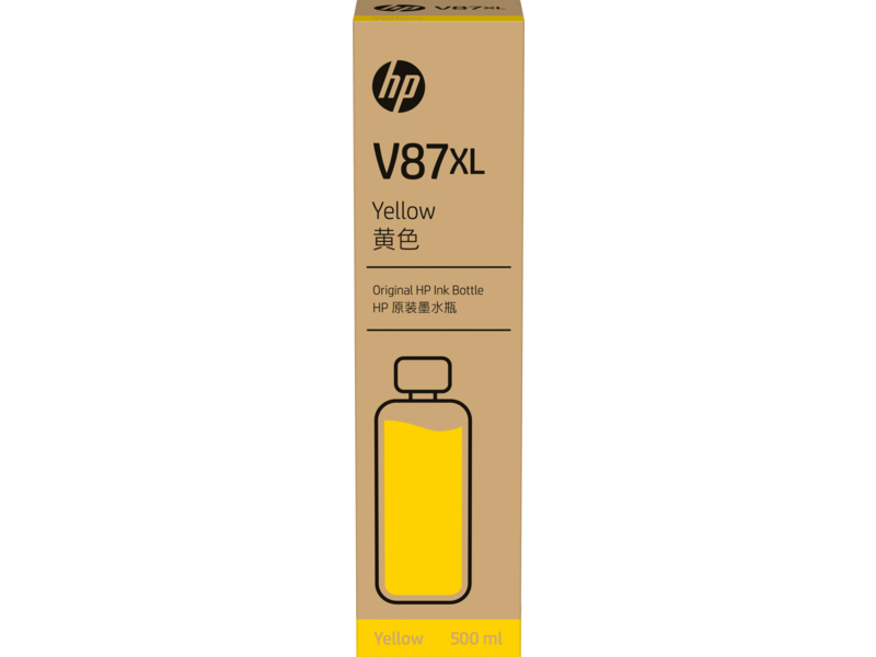 Hình của HP V87XL 500ml Yellow Bottled Ink Cartridge (7FN96A)