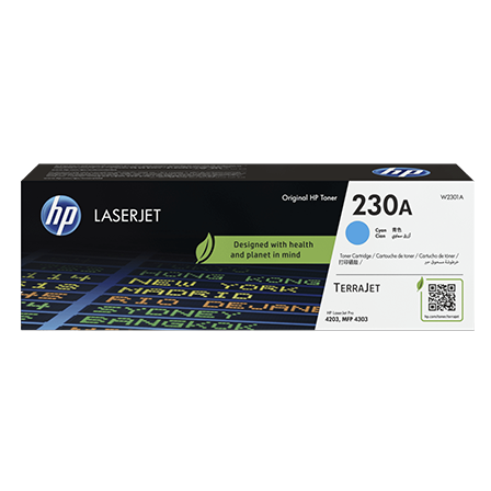 Hình của HP 230A Cyan Original LaserJet Toner Cartridge (W2301A)